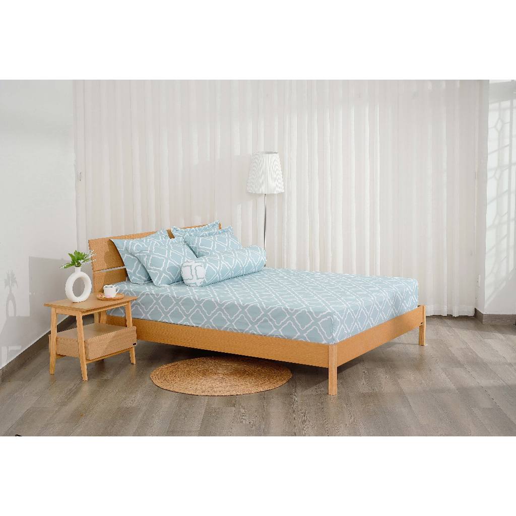 Ảnh Bộ ga chun/ bộ ga giường drap giường K-Bedding by Everon chất vải Microfiber KMP (Không bao gồm chăn) 2