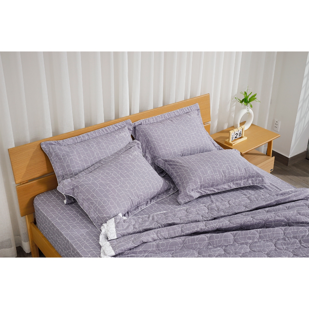 Ảnh Bộ ga chun/ bộ ga giường drap giường K-Bedding by Everon chất vải Microfiber KMP (Không bao gồm chăn) 4