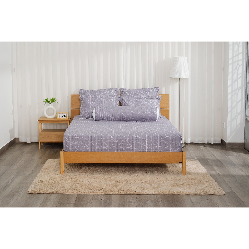 Ảnh Bộ ga chun/ bộ ga giường drap giường K-Bedding by Everon chất vải Microfiber KMP (Không bao gồm chăn) 3