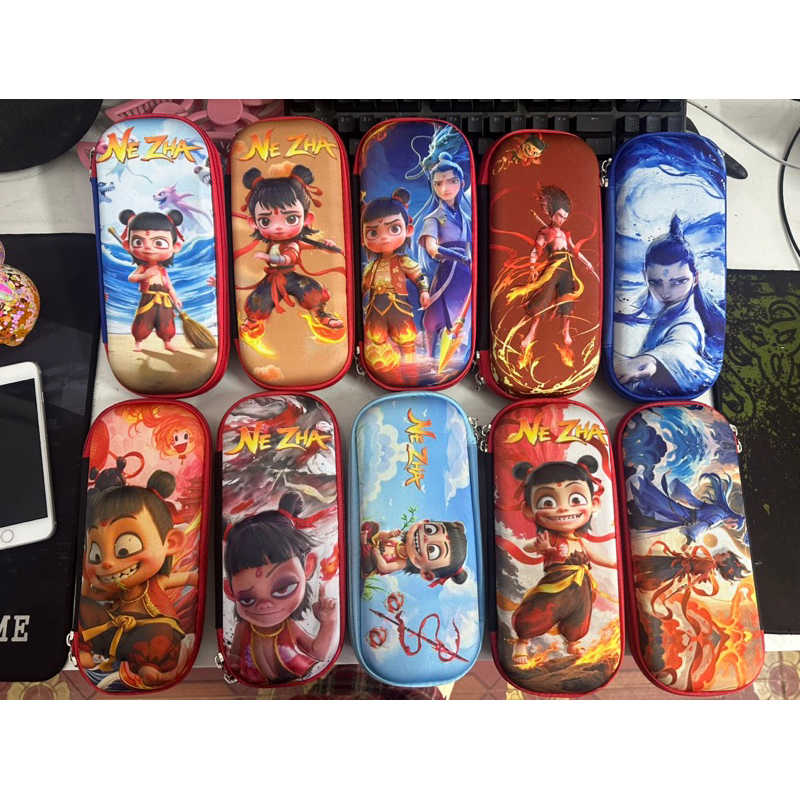 Hộp Đựng Bút hình 3D Cho Bé Chống Thấm Nước Kurumi ,Nezha,capy,bé ba,phi hành gia,labubu