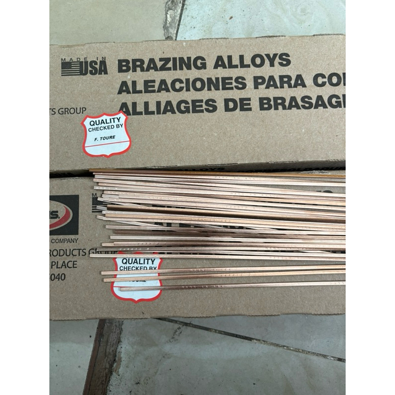 10 Que bạc Hàn Mỹ , thương hiệu Harris  kích thước  1.3×3.2×457 mm