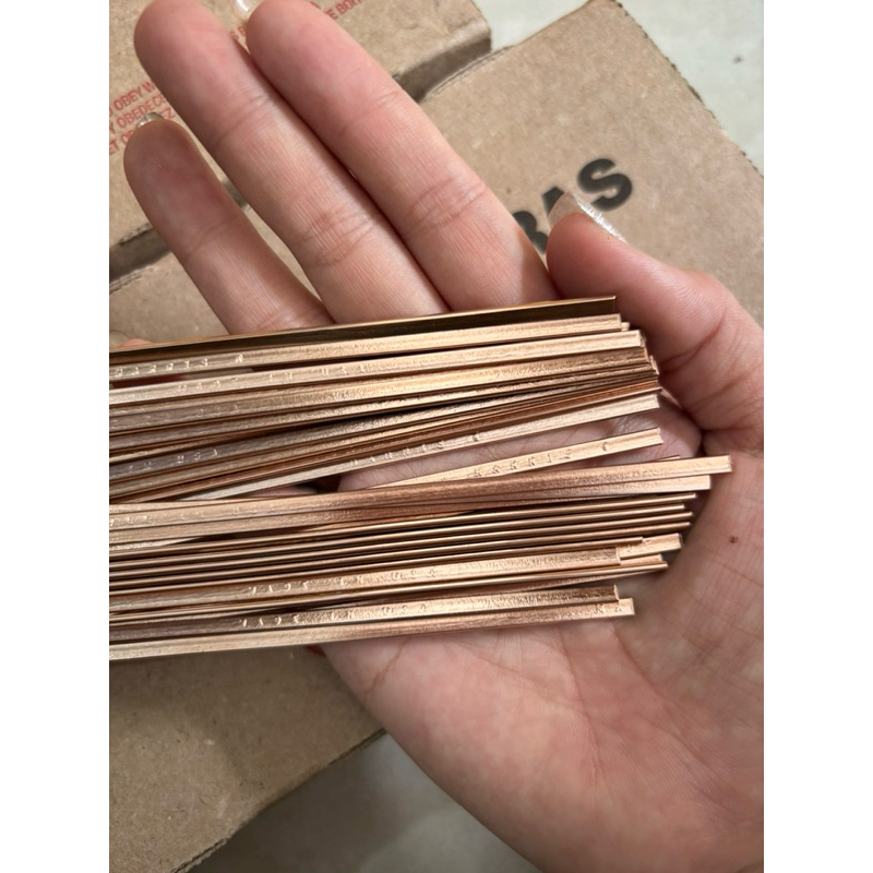 10 Que bạc Hàn Mỹ , thương hiệu Harris  kích thước  1.3×3.2×457 mm