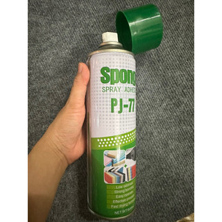 Keo xịt dạ năng PJ-77,600ml/chai,xịt dán tường siêu chắc.