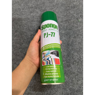 Keo xịt dạ năng PJ-77,600ml/chai,xịt dán tường siêu chắc.