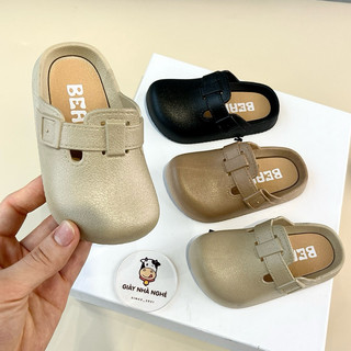 (FORM NHỎ)Dép Sục Cho Bé 3 màu trơn Chất Liệu Nhựa chống nước chống trơn trượt Êm Mềm Cho Bé Trai Bé Gái(S20)
