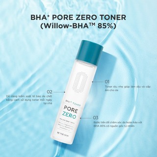 [KOL] Toner Giúp Hỗ Trợ Làm Sạch Sâu Lỗ Chân Lông Be The Skin BHA+ Pore Zero Toner 150ml