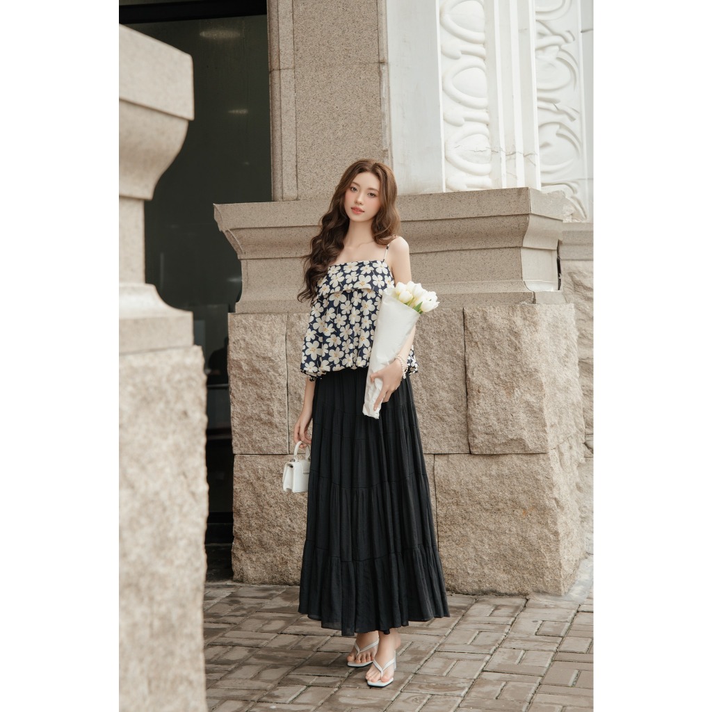 Ảnh OLV - Chân váy xòe dài Alie Midi Skirt nhiều màu 4