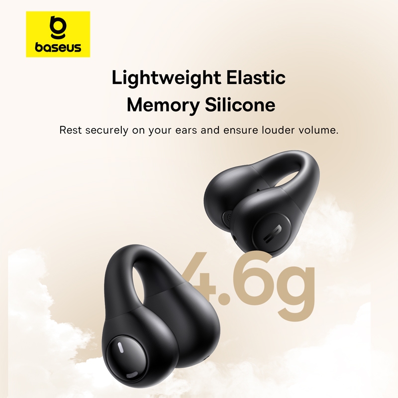 [Special For U]Tai nghe Baseus Bass 15 Clip Open-Ear OWS Bluetooth 5.4 ENC 30 giờ 4,6g