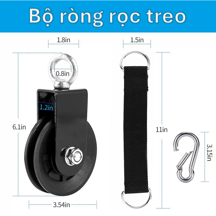 Bộ ròng rọc tập gym chuyên dụng, thiết bị tập thể hình | Shopee Việt Nam