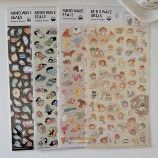 Sticker Nhật Bản Mind Wave Seals Animal chính hãng