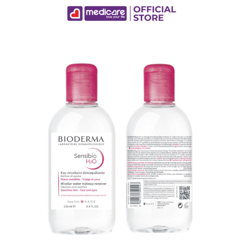 Nước tẩy trang Bioderma sensibio 250ml