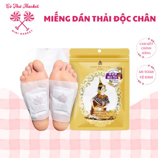 [Hàng Xịn] Miếng Dán Thải Độc Chân Gold Princess Thái Lan Gói 10 Miếng - CÔ THƯ MARKET