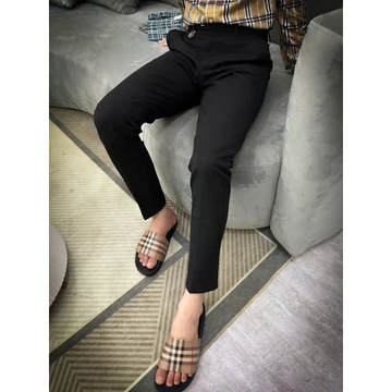 Quần Tây Nam - Tây Âu Nam Phong cách Hàn Quốc ống suông Tây Đen Cá Tính Dáng Chuẩn