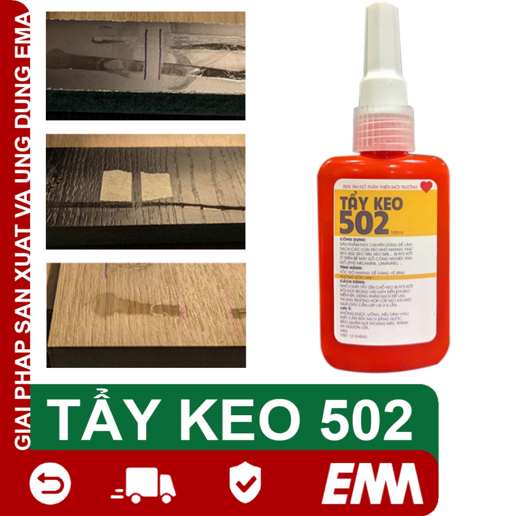 Tẩy keo 502 100ml - Tẩy keo chuyên dụng -1- EMA