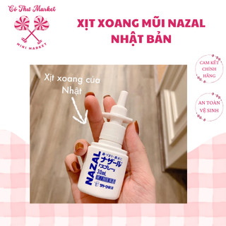 Xịt xoang mũi ngạt mũi Nazal Sato 30ml nội địa Nhật Bản - CÔ THƯ MARKET