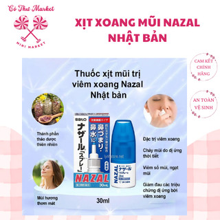 Xịt xoang mũi ngạt mũi Nazal Sato 30ml nội địa Nhật Bản - CÔ THƯ MARKET