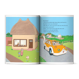 Sách Ehon - Phát triển tư duy toàn diện cho bé - Ehon Taxi mèo - Nhà vệ sinh tên lửa - Tớ là máy bay - Finybooks