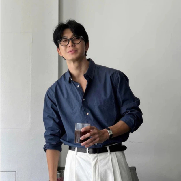 Áo Sơ Mi Dài Tay Nam Nữ Halley Chất Kaki Cotton Mềm Form Unisex Phong Cách Hàn Quốc A24