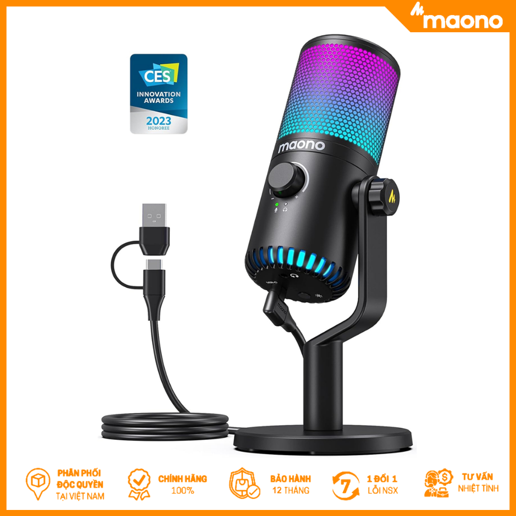 Maono DM30 RGB - Mic Thu Âm Cổng USB Dành Cho PC | Shopee Việt Nam