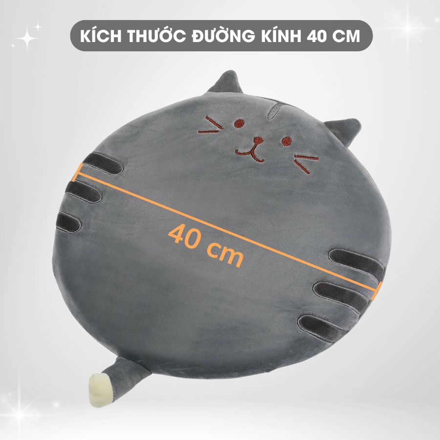 Ảnh Đệm Ngồi Cao Su Non Êm Mềm Giảm Đau Mỏi Lưng Ê Mông Lót Ghế Trang Trí Văn phòng Ngồi Bệt Đệm Lưng  Hình tròn ĐK 40cm 3