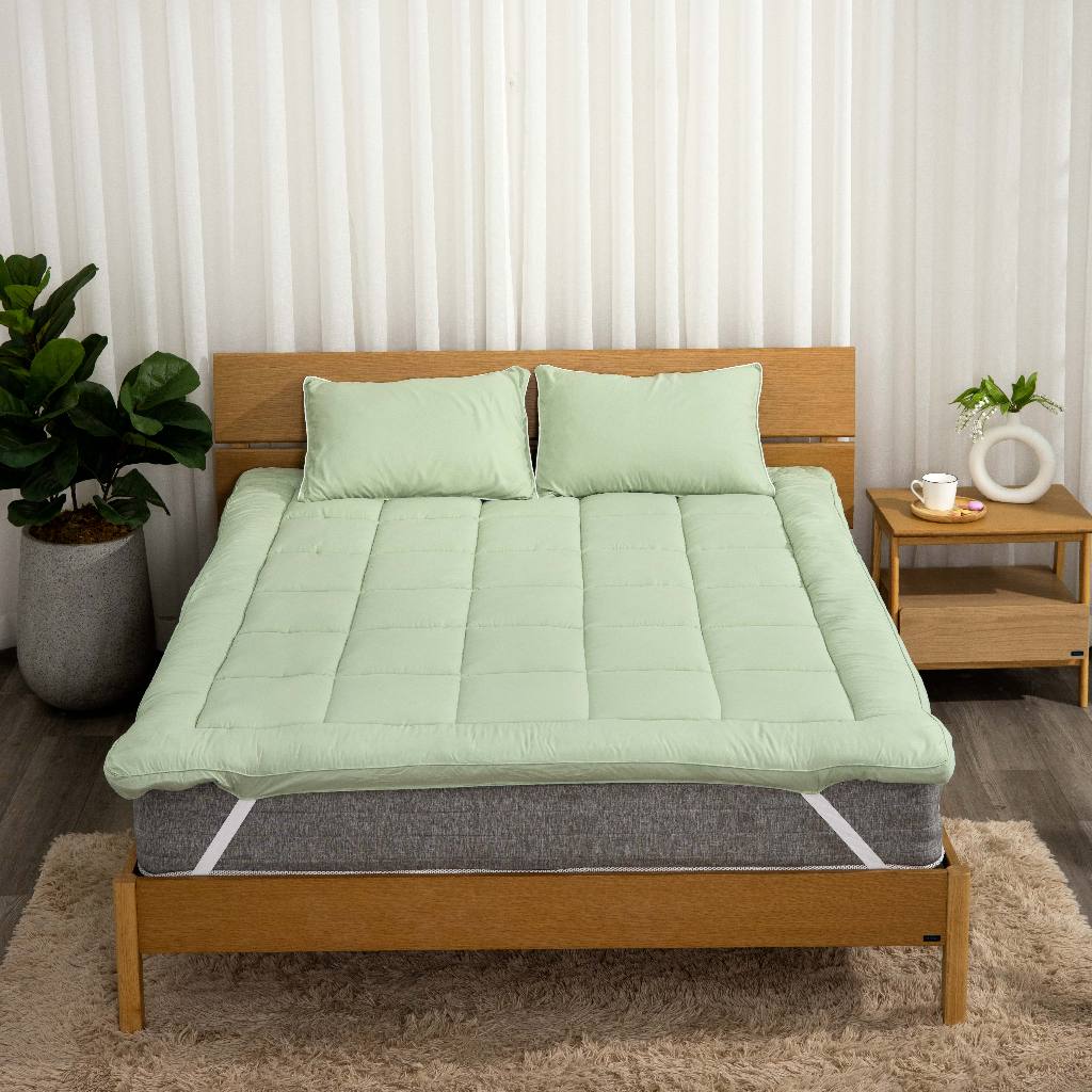 Ảnh Topper nệm/ Topper đệm K-Bedding By Everon, tăng tiện ích, bảo vệ & làm mềm nệm, chất liệu bông/ gòn Micro, dày 5cm 1