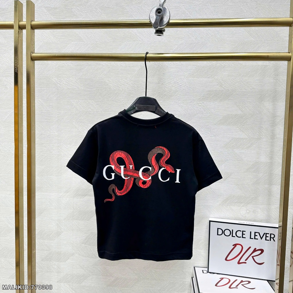áo thun đen unisex trẻ em
