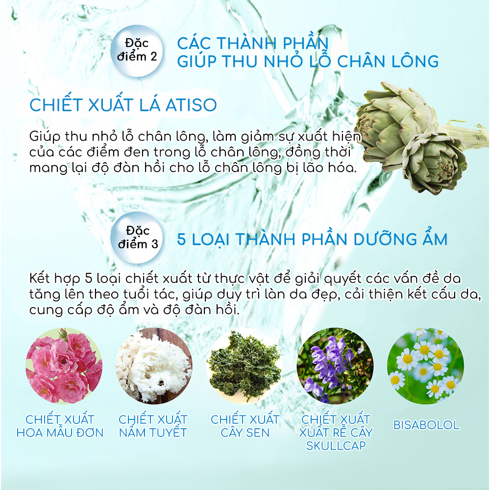 Serum Dưỡng Sáng Da, Cấp Ẩm Bảo Vệ Da, Se Khít Lỗ Chân Lông HANAJIRUSHI BOOSTER CONDITIONER 48ml
