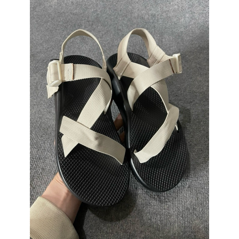 Giày Sandal Chaco nam Màu trắng kem đế thường