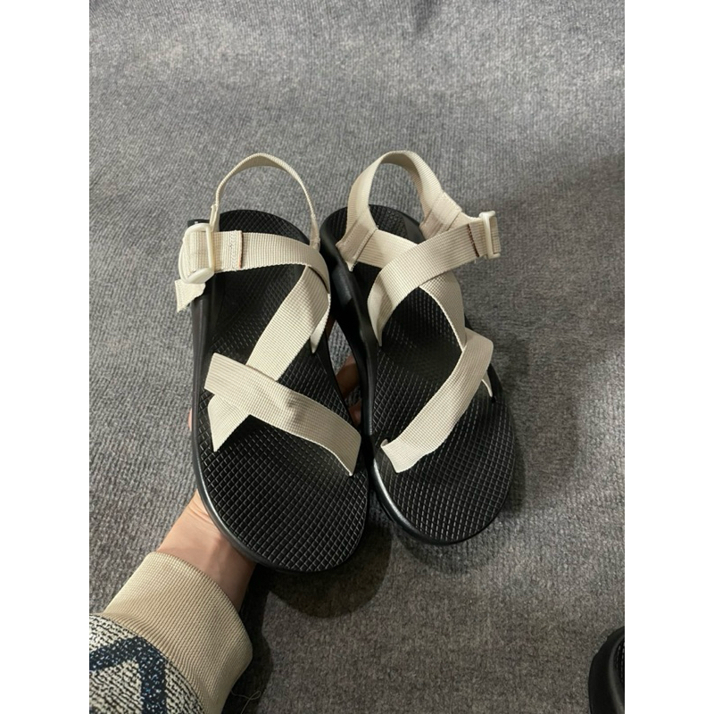 Giày Sandal Chaco nam Màu trắng kem đế thường
