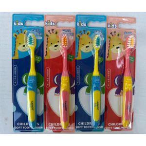 COM BO 6 Bàn chải đánh răng cho bé 2-7 tuổi——