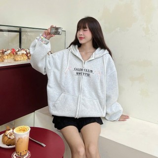 [ÁO CHỐNG NẮNG] Áo Khoác Chống Nắng Chất Thun Nỉ Dày Mịn Nón Rộng 2 Lớp, Logo Thêu, Tay Phồng Rộng Hàng Chuẩn Đẹp