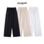 Quần Dài Form Ống Rộng LINEN PANT Unisex Zaagat Studio Chất Liệu Linen Thoáng Mát Basic Dễ Phối