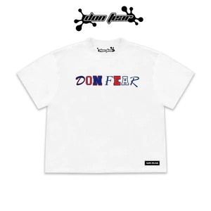 Áo thun DONFEAR muliticolor logo chất liệu 100% cotton thoáng mát from unisex nam nữ