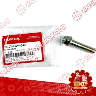 Bộ Bạc, Bu Lông, Đai Ốc Bắt Ghi Đông Wave Alpha 2017 - 2023 2024 - 2025 90102-KWW-640, 90304-K66-V01 Chính Hãng - ZZM
