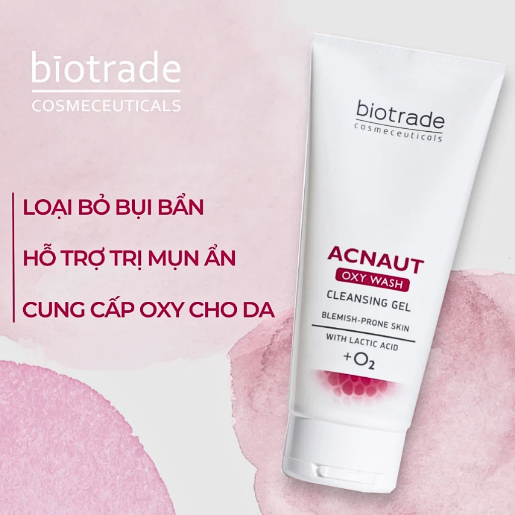Ảnh Sữa Rửa Mặt Dạng Gel Biotrade Acnaut Oxy Wash - Kiểm Soát Nhờn, Hỗ Trợ Giảm Mụn, Dịu Nhẹ Cho Da 1
