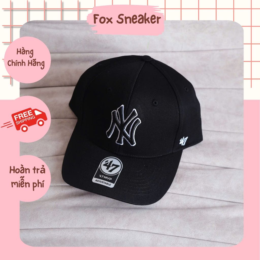 Nón Ny 47 Đen Viền Trắng Hàng Chính Hãng SP001278 | Fox Sneaker ...