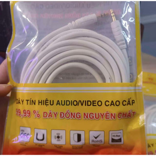 Dây Cáp Loa 2 Đầu Jack 3.5 Lõi Đồng Nguyên Chất Truyền Tải Âm Thanh Chất Lượng Cao