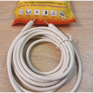 Dây Cáp Loa 2 Đầu Jack 3.5 Lõi Đồng Nguyên Chất Truyền Tải Âm Thanh Chất Lượng Cao