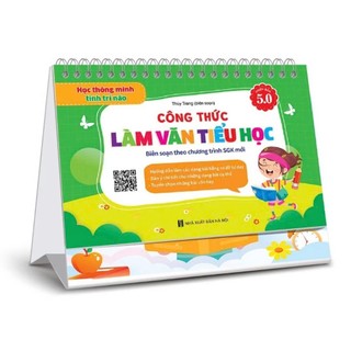 [Chuẩn NXB] Sách - Bộ lịch công thức giải nhanh toán và tổng hợp kiến thức Tiếng Anh tiểu học (Phiên bản 5.0)