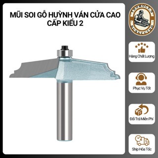 Mũi phay gỗ, mũi soi huỳnh ván cửa cốt 12.7mm, chuyên lắp máy soi router cầm 2 tay
