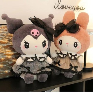 Gấu bông Kuromi, Melody thú nhồi bông mặc váy siêu dễ thương 65cm gấu bông M&M