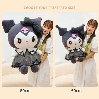 Gấu bông Kuromi, Melody thú nhồi bông mặc váy siêu dễ thương 65cm gấu bông M&M