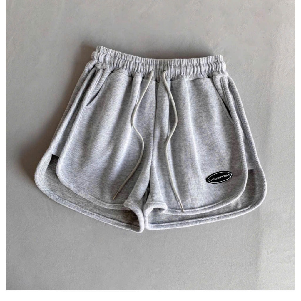 Quần Short Nữ Thêu Logo Mẫu Mới Chất Vải Da Cá Đẹp Mềm Mịn Phong Cách Hàn Quốc Trẻ Trung Năng Động m03