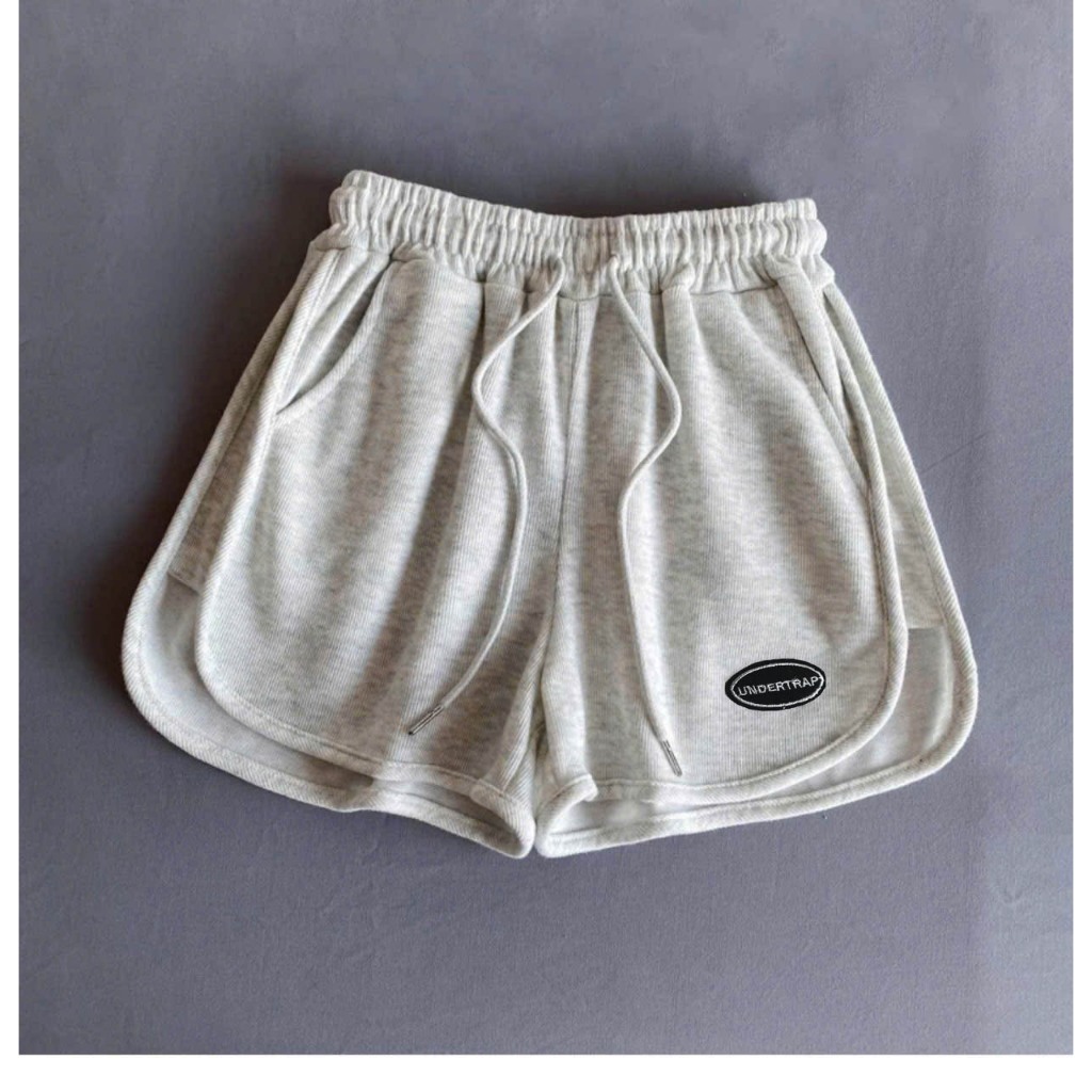 Quần Short Nữ Thêu Logo Mẫu Mới Chất Vải Da Cá Đẹp Mềm Mịn Phong Cách Hàn Quốc Trẻ Trung Năng Động m03