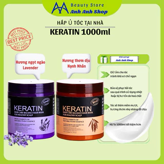 ????KEM Ủ TÓC KERATIN COLLAGEN 1000ML 2 Loại Keratin Và Lavender Mẫu Mới 2025