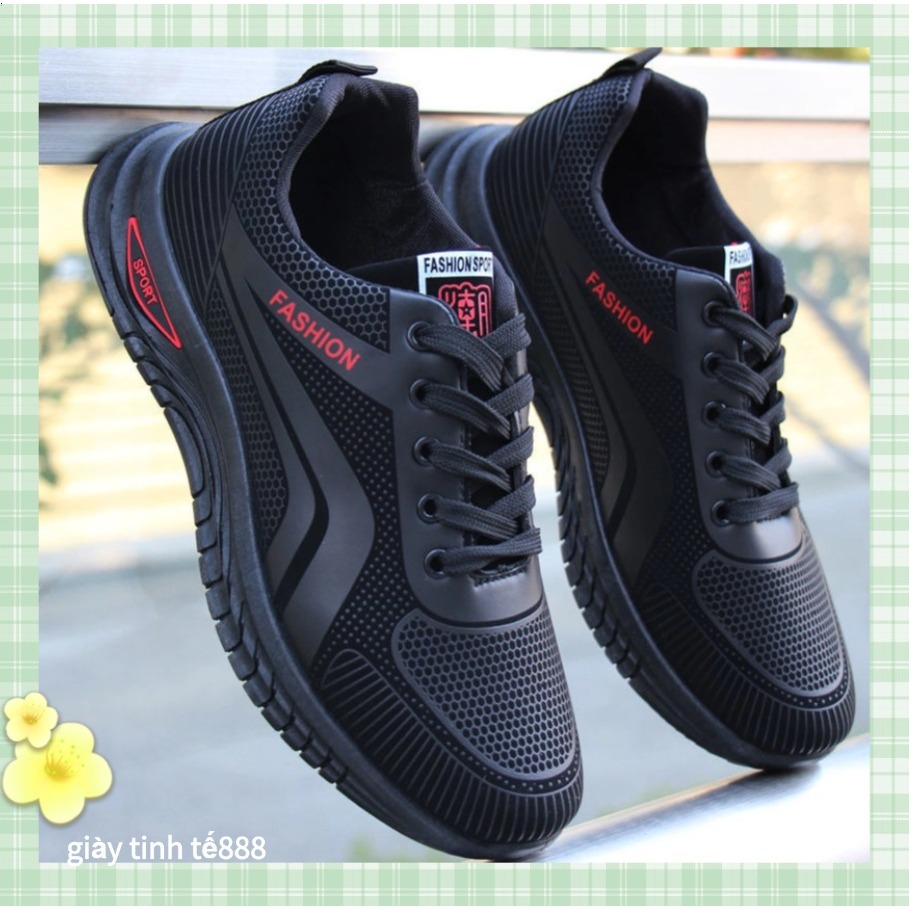 🔥Còn hàng🔥Giày thể thao nam đế cao su thoáng khí chống thấm nước size 39-44