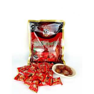 Combo 3 túi kẹo sâm Hàn Quốc,kẹo sâm không đường túi 500g,hắc sâm 300g,hồng sâm 200g