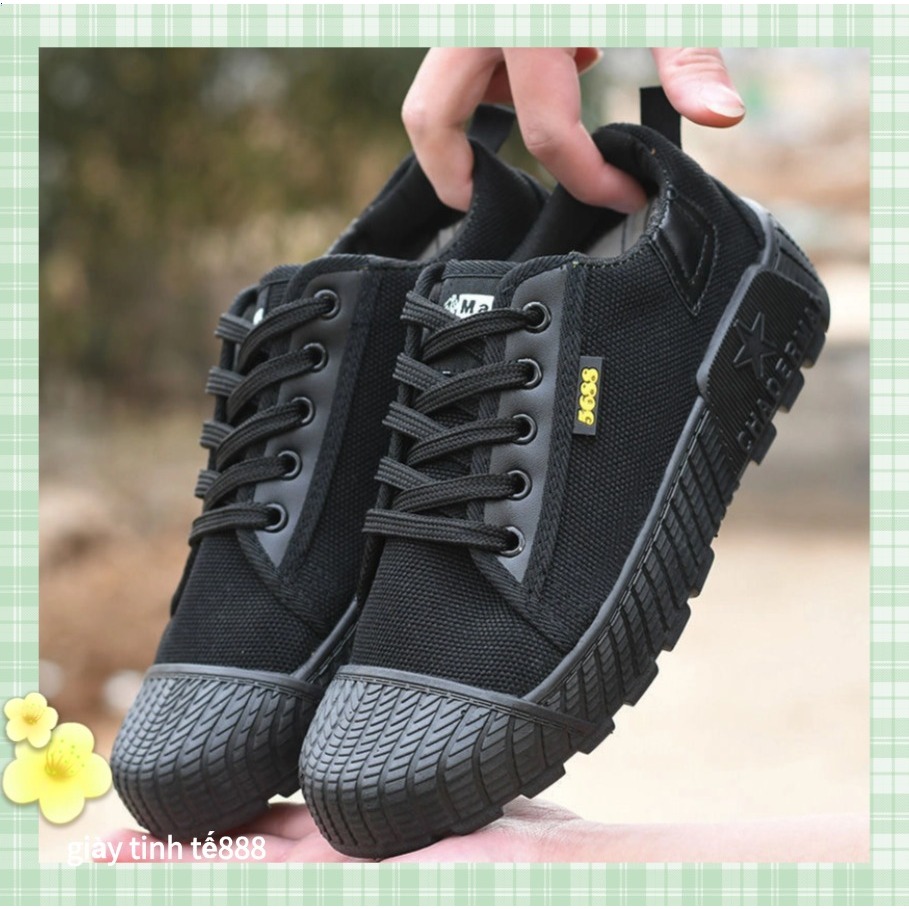 🔥Còn hàng🔥Giày công trường giày bảo hộ lao động nam giày vải nam Đế cao su chống trượt