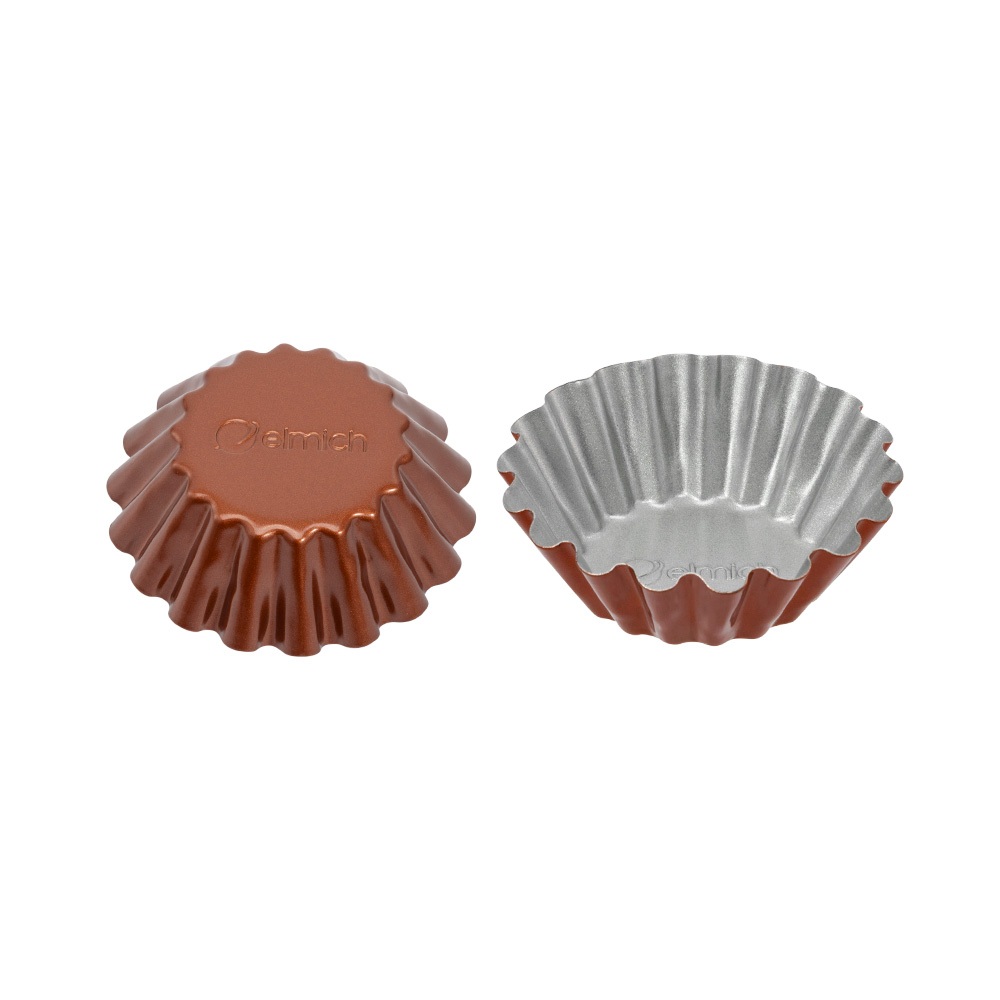 Bộ 2 khuôn làm bánh tart Elmich EL028 các hình