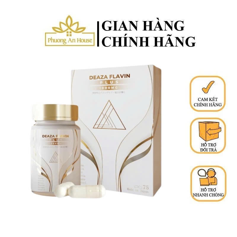 VIÊN UỐNG TĂNG SINH TẾ BÀO GỐC DEAZA FLAVIN PLUS - PHƯƠNG AN HOUSE